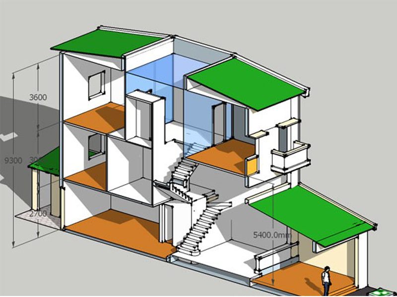 Ngôi nhà có 2 tầng trở lên thì chiều cao mỗi tầng cũng khác nhau, do đó, với những nhà phố hoặc biệt thự cao tầng việc tính toán số bậc cầu thang cho mỗi tầng không phải là một việc thừa thãi