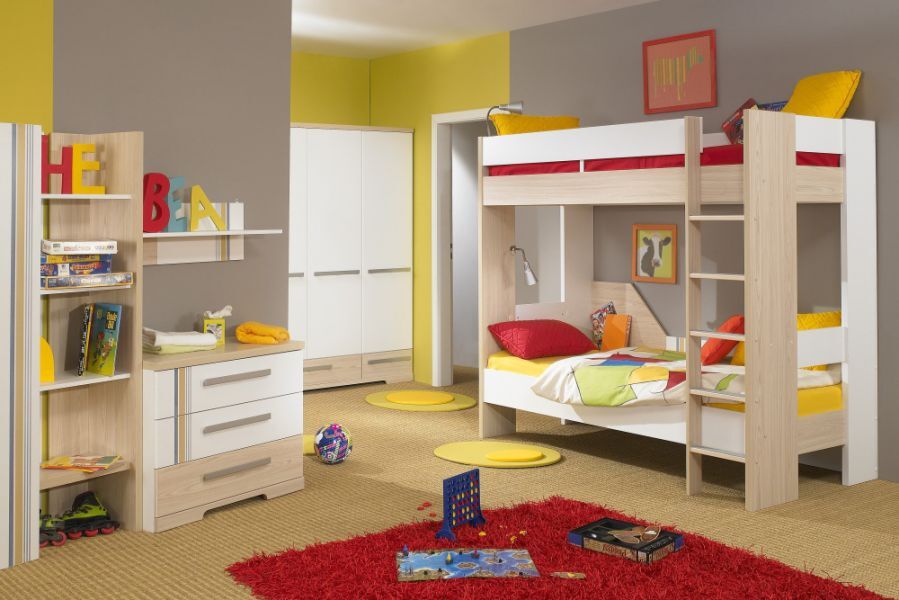 Giải pháp giường tầng giúp tiết kiệm diện tích cho phòng ngủ các bé