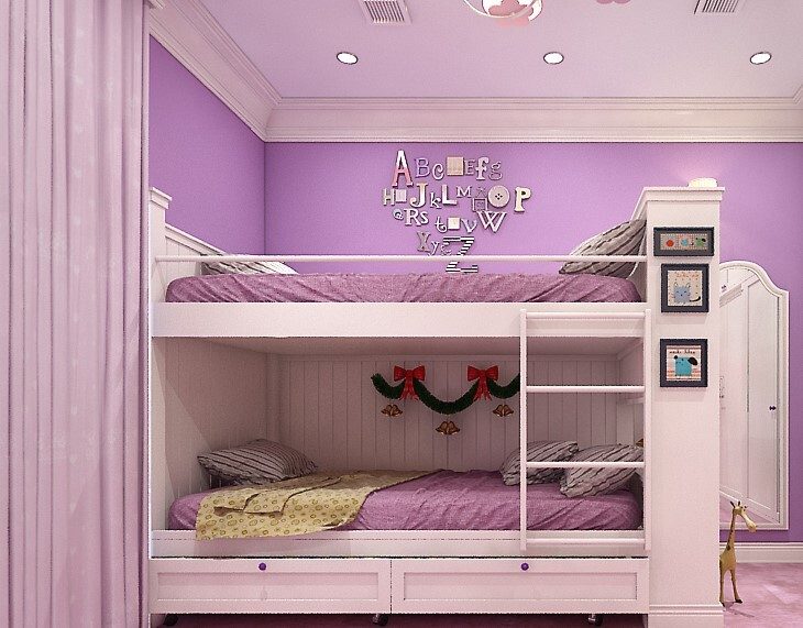 Mẫu giường tầng rất đẹp cho bé 09