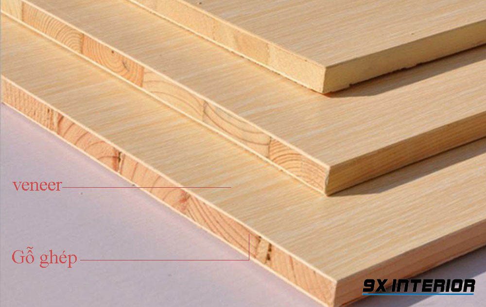 Sau khi ghép xong, gỗ được đưa đi gia công bề mặt để tăng tính thẩm mỹ và ứng dụng