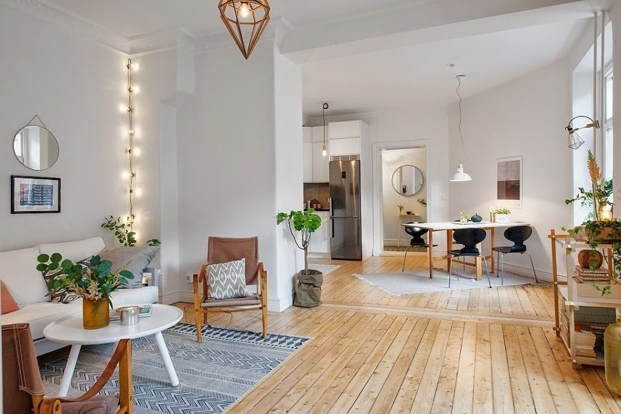 Thiết kế chung cư theo phong cách tối giản mang đến cảm giác nhẹ nhàng, rộng rãi cho không gian sinh hoạt