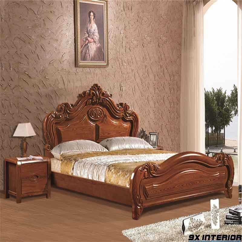 Giường làm từ gỗ lim Nam Phi, phong cách cổ điển thường sử dụng dành cho biệt thự