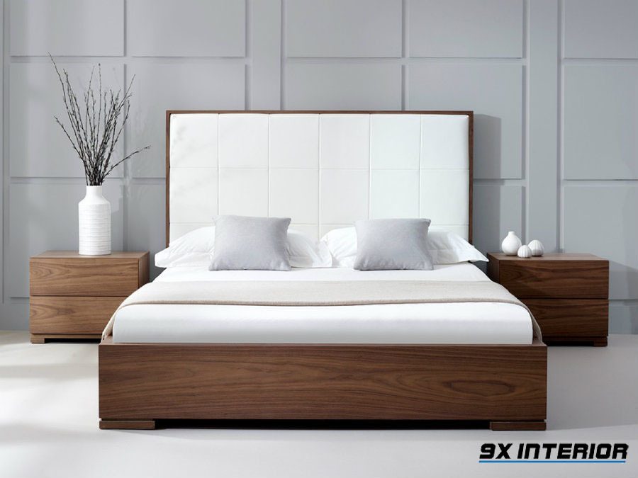Giường ngủ  gỗ công nghiệp phủ laminate
