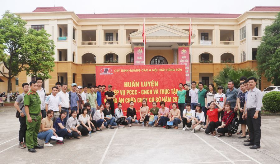 Công ty Hùng Sơn tổ chức diễn tập Phòng Cháy Chữa Cháy năm 2019