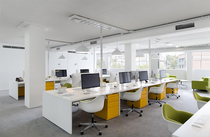 Thiết kế văn phòng hiện đại với không gian mở
